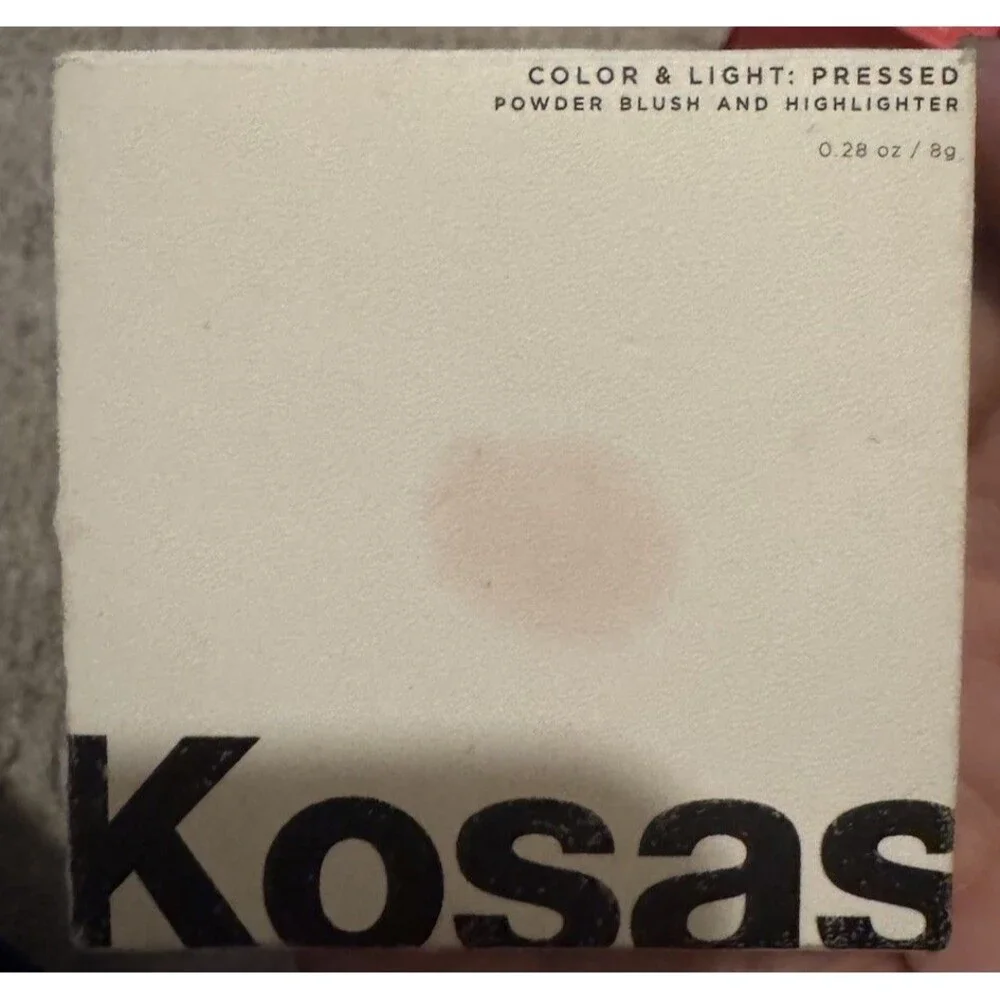 KOSAS Color and Light: Pressed Powder Blush Highlighter Papaya 1972  & Eyeshadow
